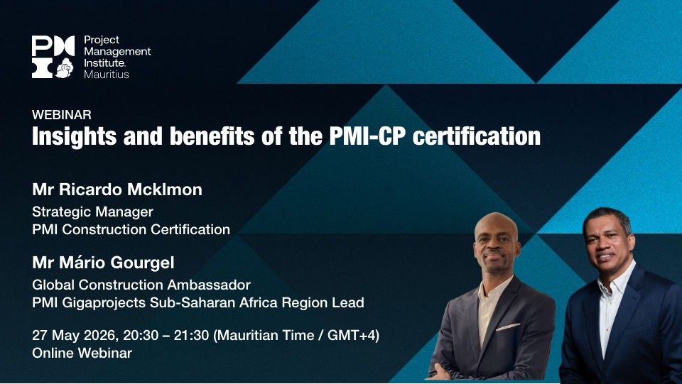 Webinar: Insights and benefits of the PMI-CP certification
